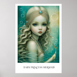 Baby Princess Mermaid Poster