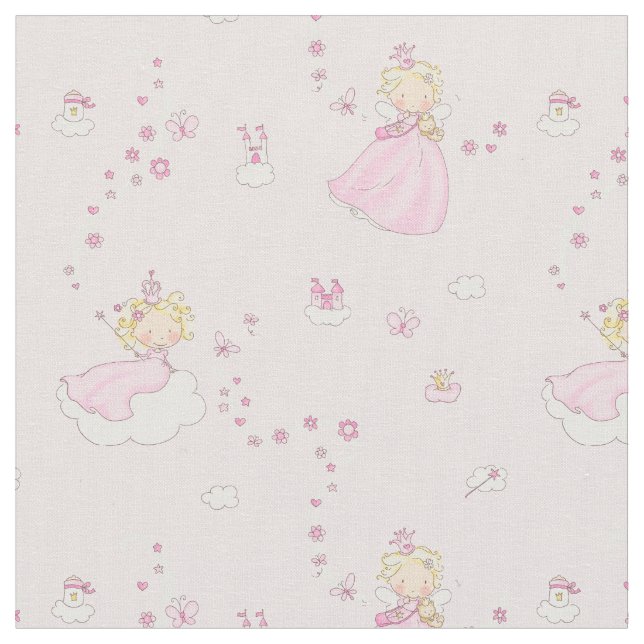 Baby-Prinzessin Stoff (Nahaufnahme)