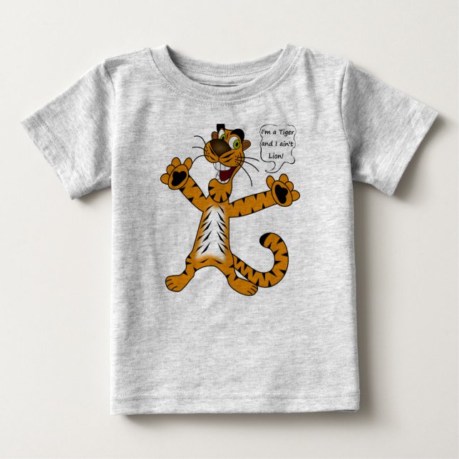 Baby Pun Tiger Shirt (Vorderseite)