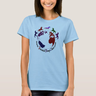 Baby - Puppe angepasstes gemaltes Pony-Chatt-shirt T-Shirt