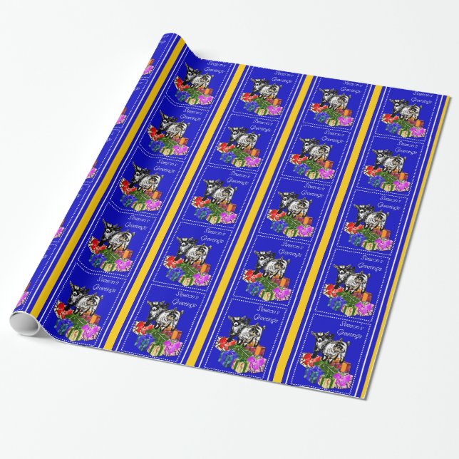Baby Pygmy Goats Weihnachtswrapping Paper Geschenkpapier (Ungerollt)