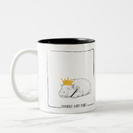 Baby Pygmy Hippo - Goodnight Sweet Prince Mug Zweifarbige Tasse