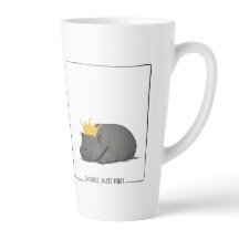 Baby Pygmy Hippo - Latte Mug 