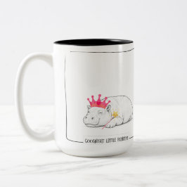 Baby Pygmy Hippo Princess Mug Zweifarbige Tasse