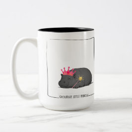 Baby Pygmy Hippo Princess Mug Zweifarbige Tasse