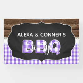 Baby Q Baby Showbanner - Lila Banner
