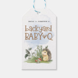 Baby Q Backyard Baby Dusche Woodland Vielen Dank Geschenkanhänger