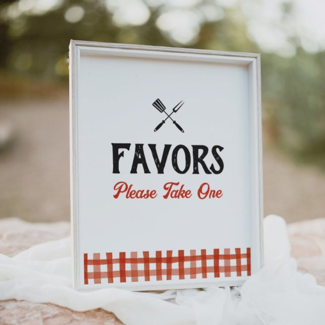 Baby Q Barbecue Baby Dusche Favorit Schild (Von Creator hochgeladen)