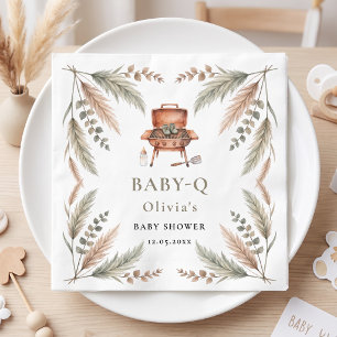 Baby Q Boho Pampas Gras BBQ Grill Serviette