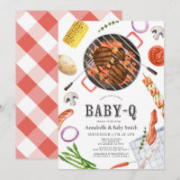 Baby-Q Colorful Food GRILLEN Baby Shower