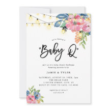 Baby Q Garden Party Blume & Lights Babydusche