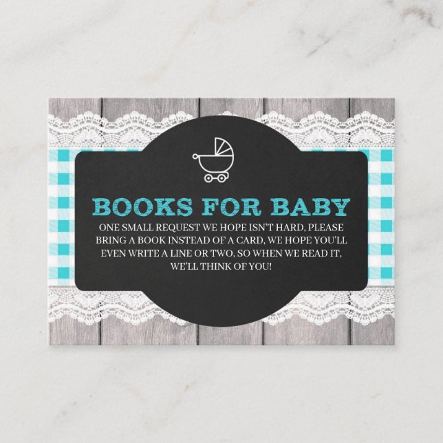 Baby Q GRILLEN Books for Baby Enclosure Card Begleitkarte (Vorderseite)
