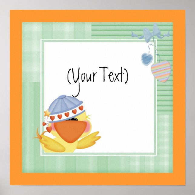 Baby Quack Print Poster (Vorne)