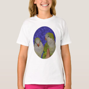 Baby Quaker Parrot Pair   T-Shirt