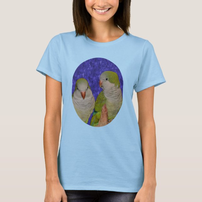 Baby Quaker Parrot Pair  T-Shirt (Vorderseite)