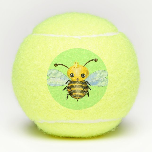 Baby Queen Bee Tennis Balls Tennisbälle (Vorderseite)