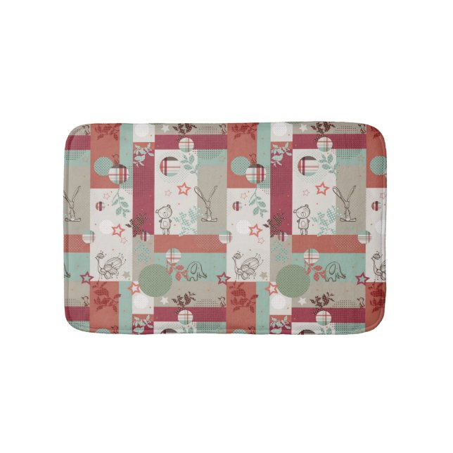 Baby-Quilt-Muster 2 Badematte (Vorderseite)