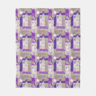 Baby-Quilt-Muster Fleecedecke