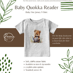 Baby Quokka Reader Baby T - Shirt