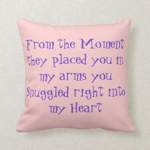 Baby Quote Pillow Kissen