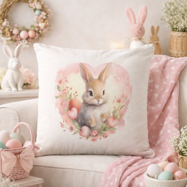 Baby Rabbit Heart Kissen (Von Creator hochgeladen)