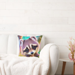 Baby Raccoon Kissen
