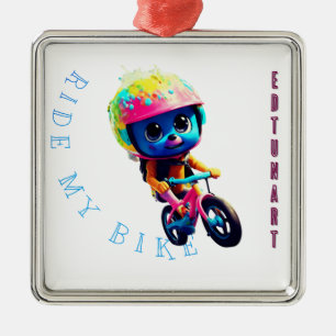 Baby Rad Ornament Aus Metall