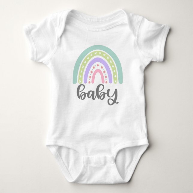 Baby Rainbow Baby Strampler (Vorderseite)