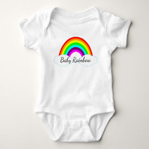 Baby Rainbow Baby Strampler