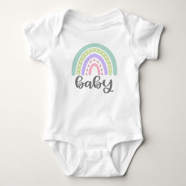 Baby Rainbow Strampler (Vorderseite)
