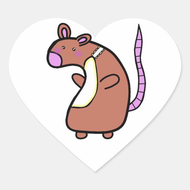 Baby Rat Sticker (Vorderseite)