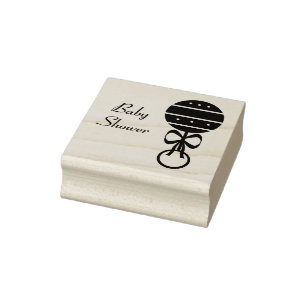 Baby Rattle Art Briefmarke Gummistempel