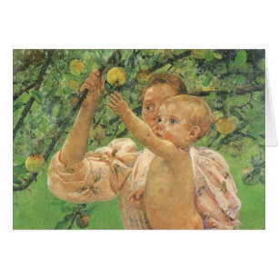 Baby Reaching für einen Apple von Mary Cassatt