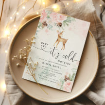 Baby Reh Baby es ist kalt draußen Babydusche