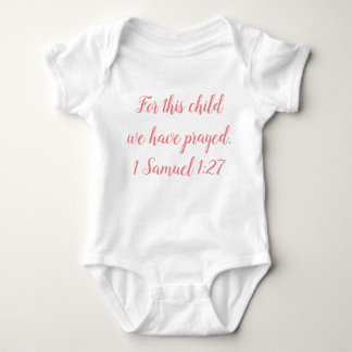 Baby Religious Faith Christlich Bible Baby Bodysui Strampler