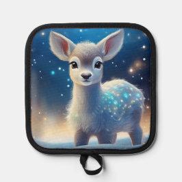 Baby Rentier Sparkling Starry Night Topflappen