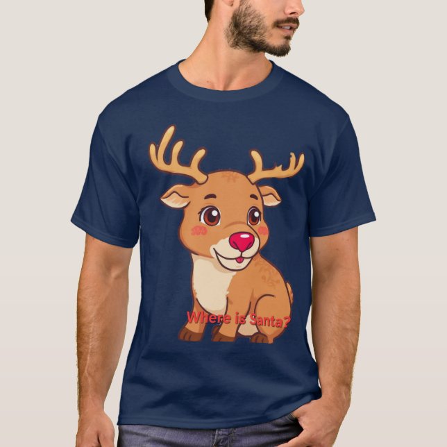 Baby-Rentier T-Shirt (Vorderseite)