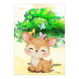 Baby-Rentier-Wandkunst Druckbares Poster