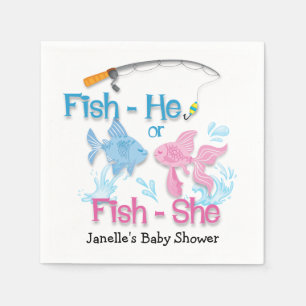 Baby Reveal Baby Dusche Serviette