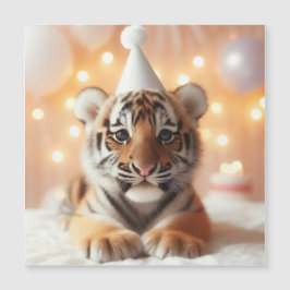 Baby Reveal Baby Tiger Magnetkarte