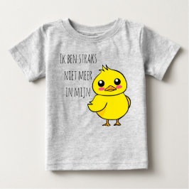 Baby reveal Niet meer in mijn eendje schattig T-shirt