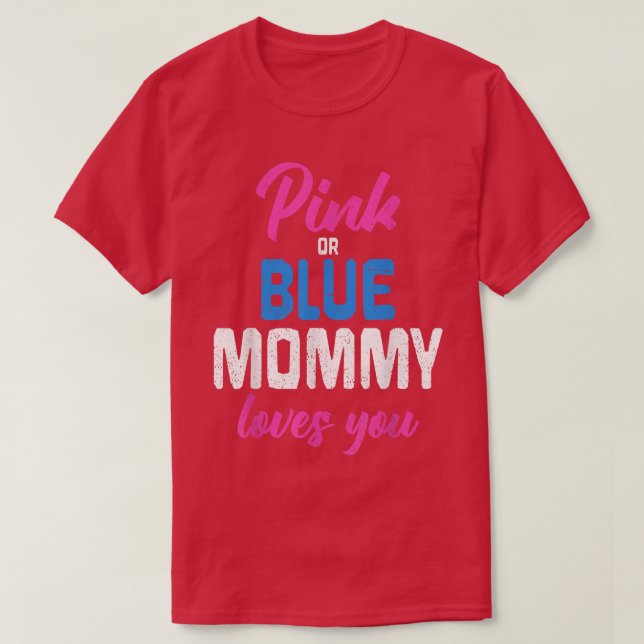 Baby Reveal Party Future Mommy Schwangerschaft Ges T-Shirt (Design vorne)