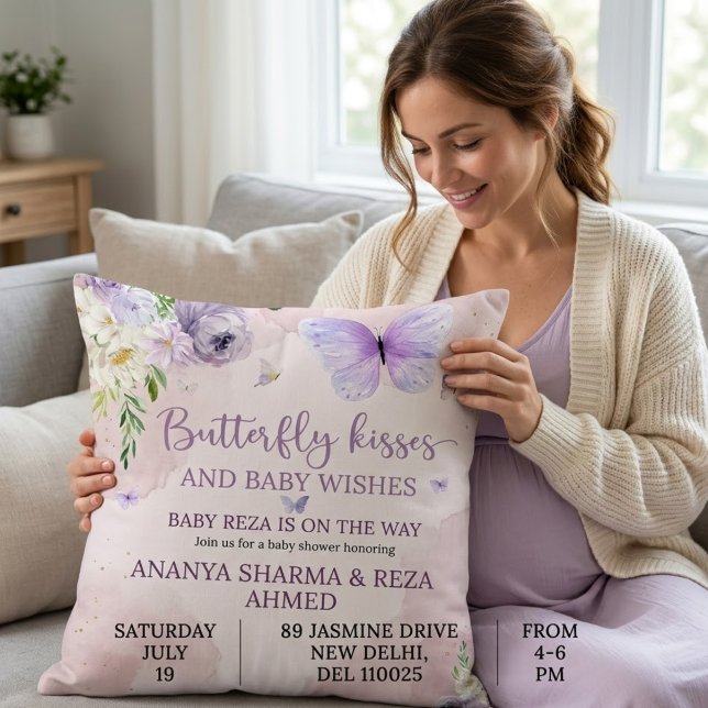 Baby Reza Butterfly Baby Shower Kissen (Von Creator hochgeladen)