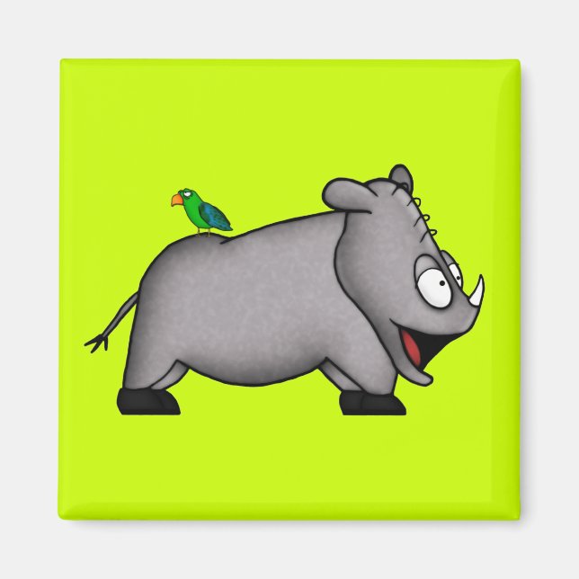 Baby Rhino Magnet (Vorne)