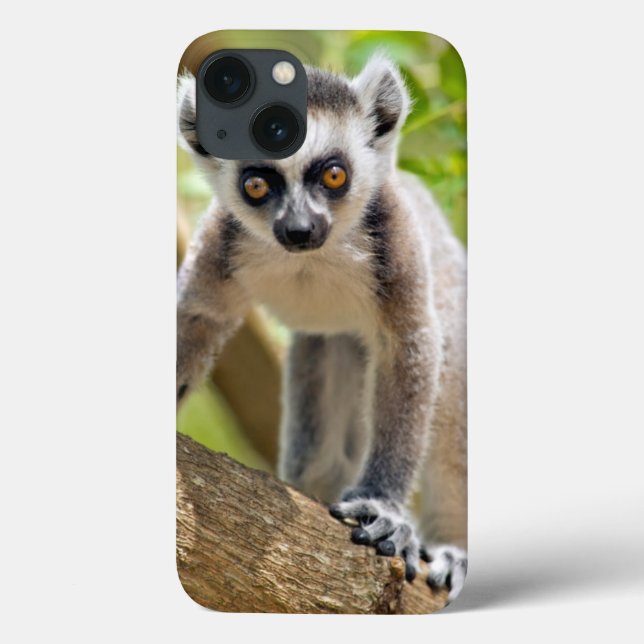 Baby Ring-angebundener Lemur Case-Mate iPhone Hülle (Rückseite)