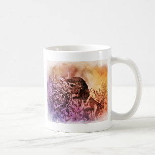 Baby Robin Watercolor Pastels Kaffeetasse