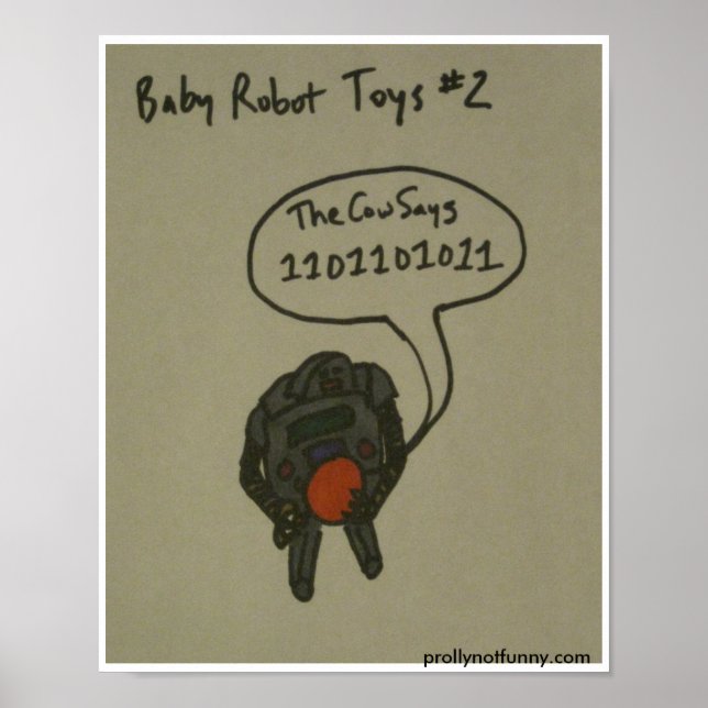 Baby Robot Toys #2 Poster (Vorne)
