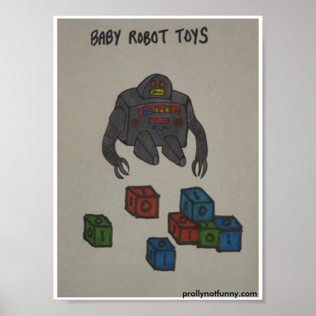 Baby Robot Toys Poster (Vorne)