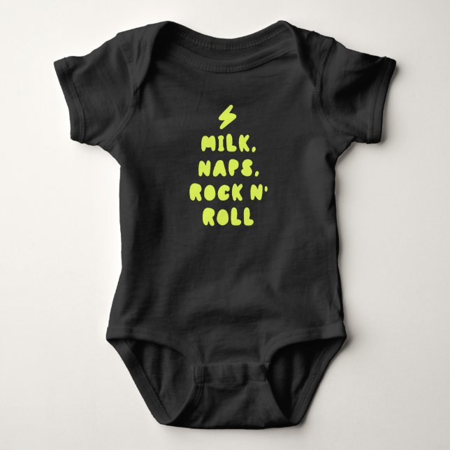 Baby Rock n' Roll Bodysuit Strampler (Vorderseite)