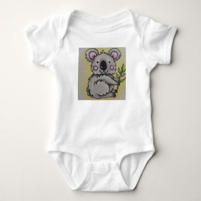 Baby-Romer mit Koala-Design Baby Strampler (Vorderseite)